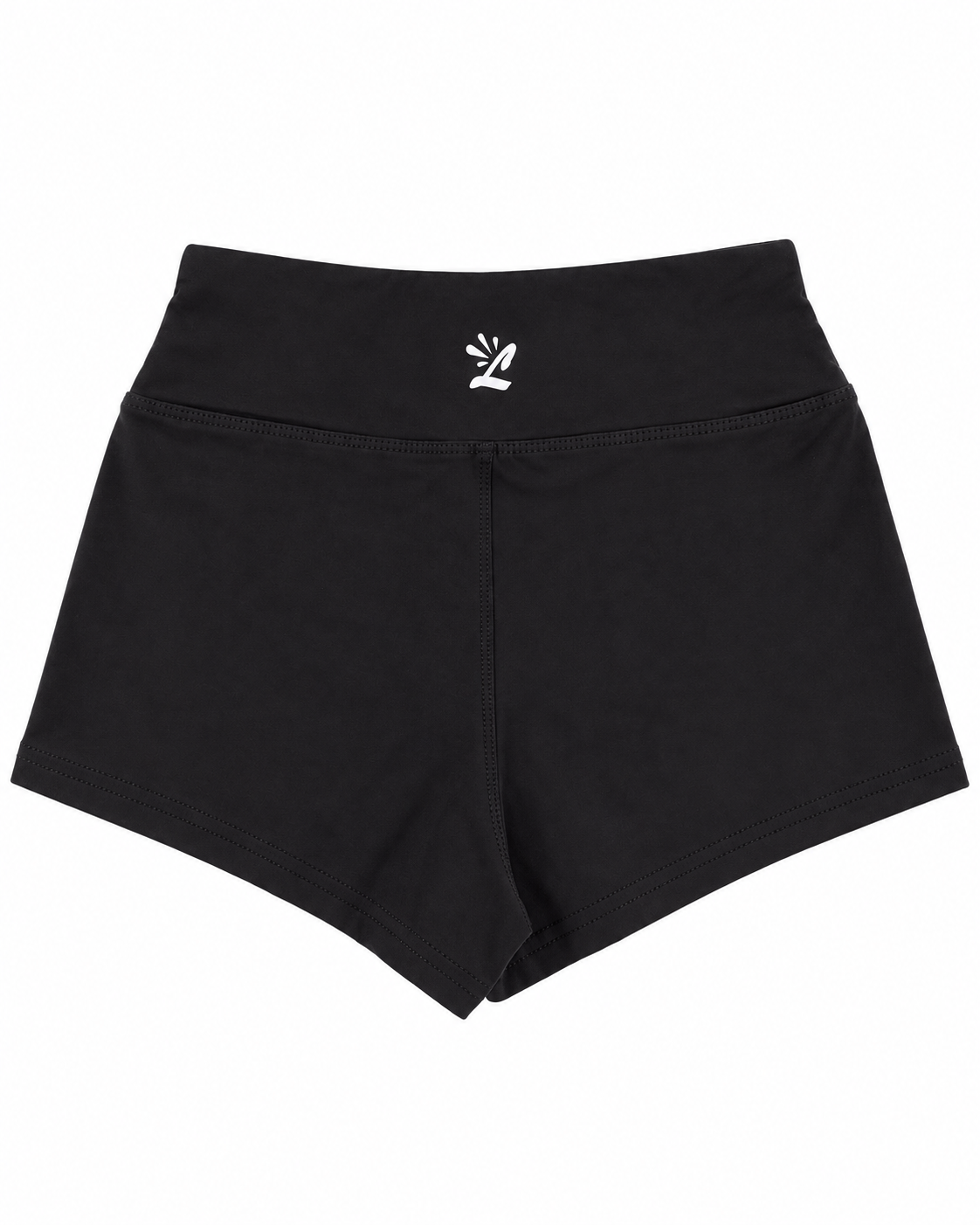 PANTALONCINO NERO A VITA ALTA