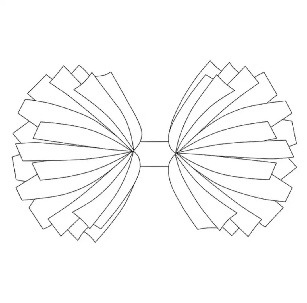 BLUE METALLIC POM PON