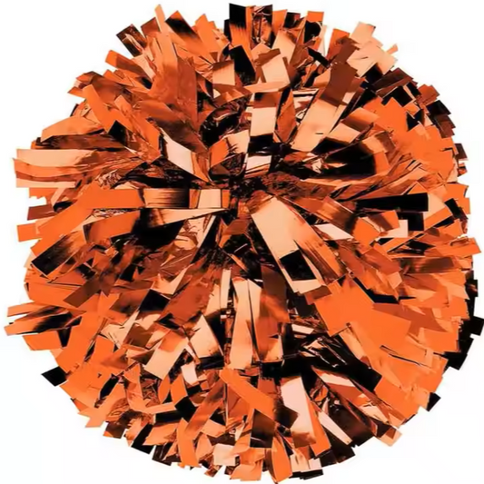 POM PON METALLIZZATO ARANCIONE