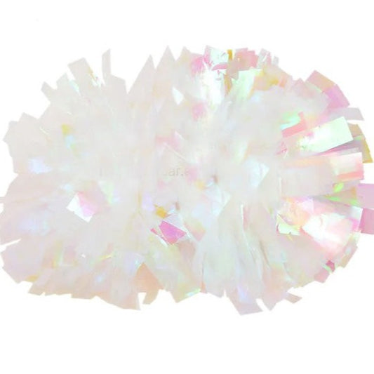 CRYSTAL RAINBOW METALLIC POM PON