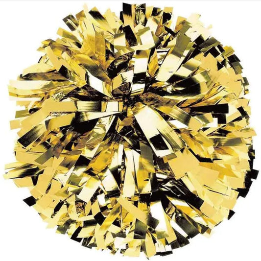 GOLD METALLIC POM PON