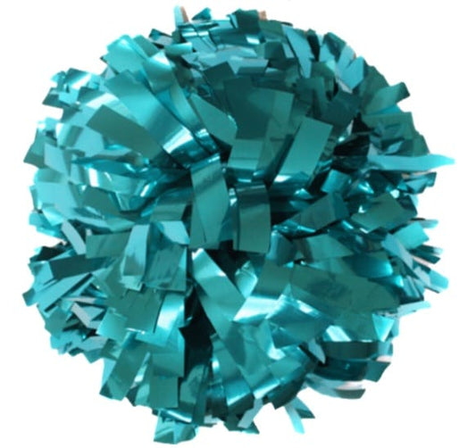 TEAL METALLIC POM PON