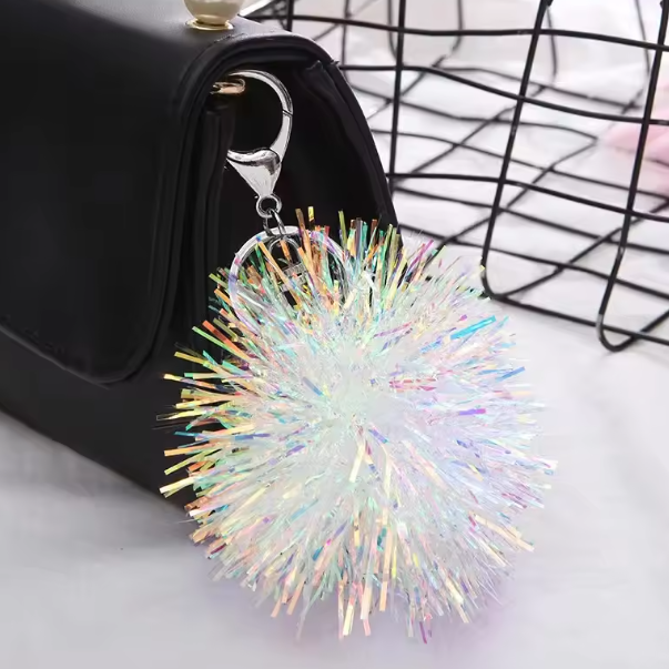 PORTACHIAVI CON POM PON