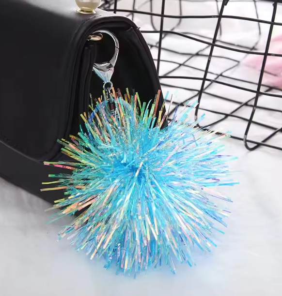 PORTACHIAVI CON POM PON