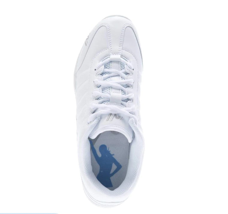 SECHRITE Scarpe Cheerleader Donna – Bianche E Nere, Leggere E Traspiranti Per Danza E Allenamento